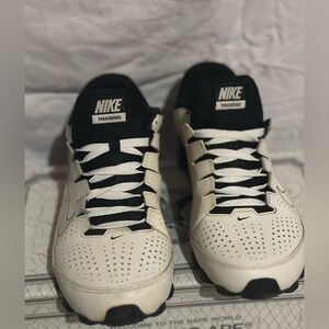 Nike Men's White and Black Athletic Shoes